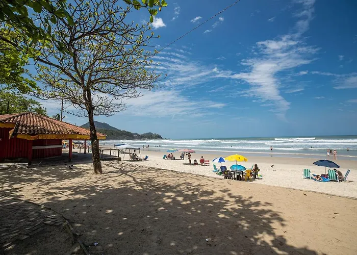 2 Quartos | Garagem | Churrasqueira | 150M Praia Ubatuba